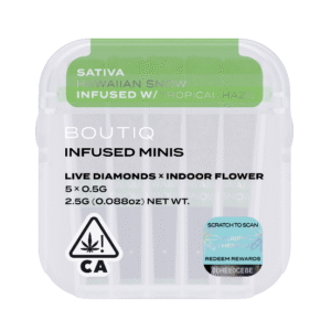 Boutiq Infused Minis Pre Rolls Hawaiian Snow x Tropical Haze